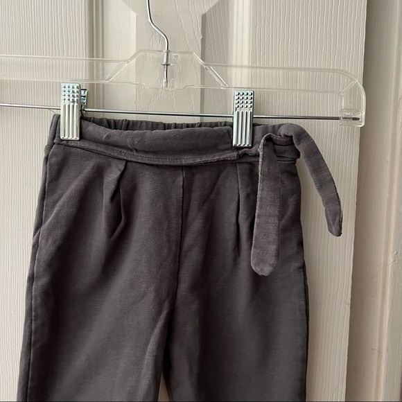 ZARA|BABY Girl|Pants/leggings with belt Size 3-4 years- color grey - Picture 5 of 7